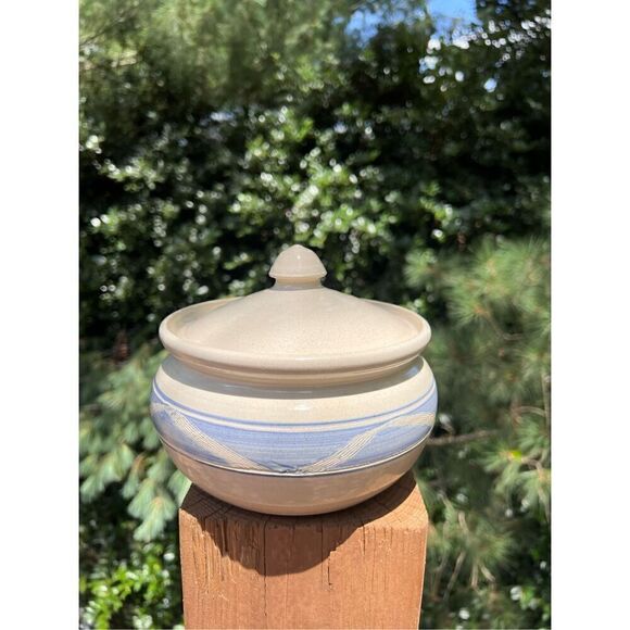 Vintage Bear Creek Pottery Canister Seagrove NC - Picture 3 of 7